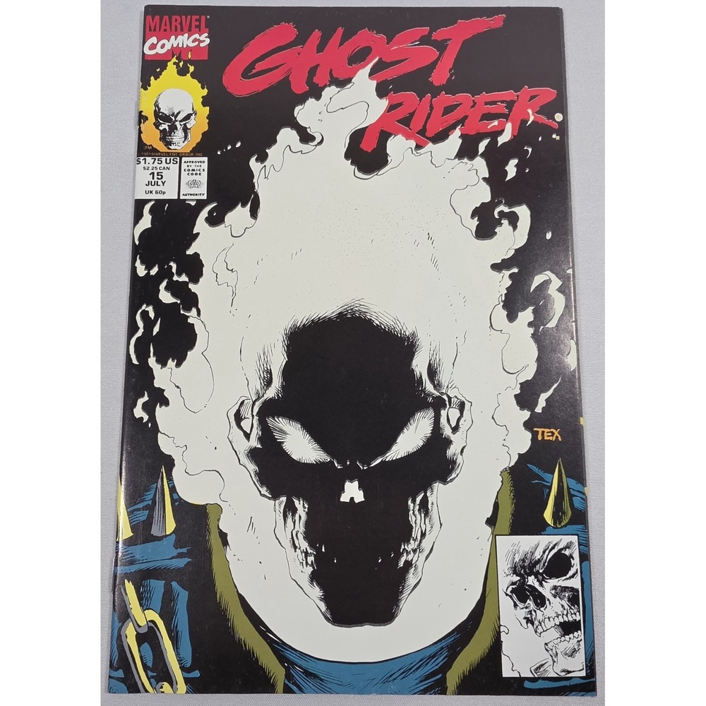 Ghost Rider #15 Marvel Comics Tex Mackie 1991 Modern Age